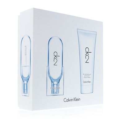 Calvin Klein, zestaw prezentowy CK 2, woda toaletowa, 50 ml + żel pod prysznic 2w1, 100 ml
