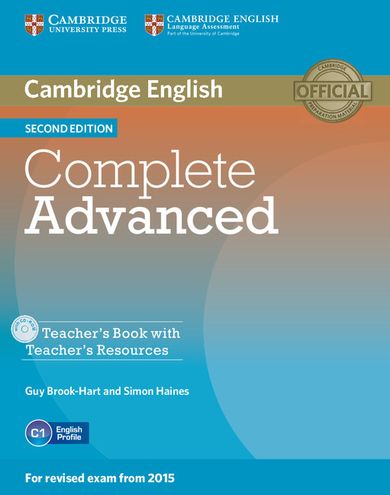 Cambridge English. Complete Advanced. Teacher's Book + CD