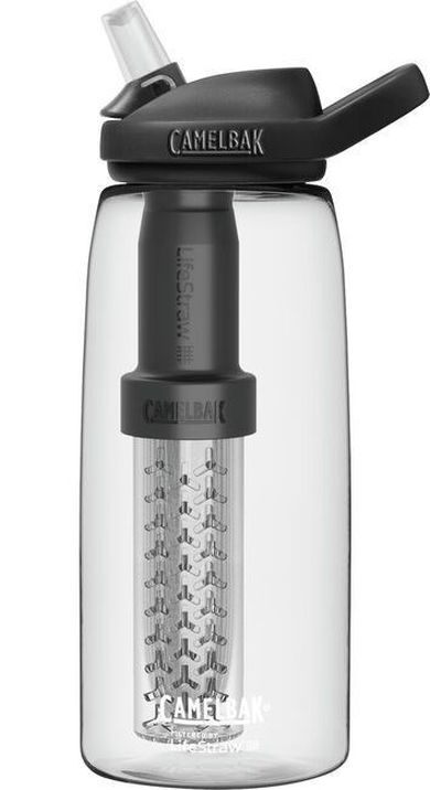 Camelbak, butelka z filtrem, Eddy+, 1l, Filtered By Lifestraw, Clear