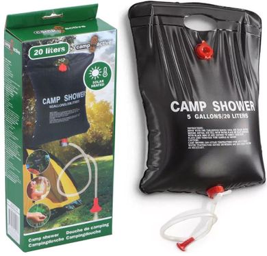 Camp Active, prysznic solarny, turystyczny, 20l