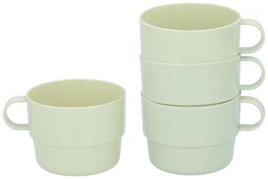 Camp Active, zestaw kubków turystycznych, 225 ml, 4 szt.