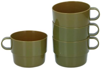 Camp Active, zestaw kubków turystycznych, 225 ml, 4 szt.