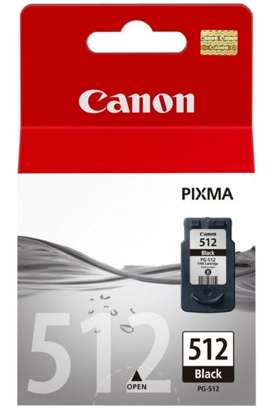 Canon, tusz do drukarki, 2969B001, oryginał PG512 PG-512, 15 ml, czarny