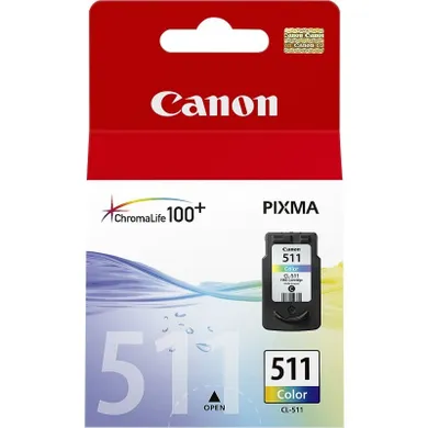 Canon, tusz do drukarki, 2972B001, oryginał CL511 CL-511, 9 ml, kolor