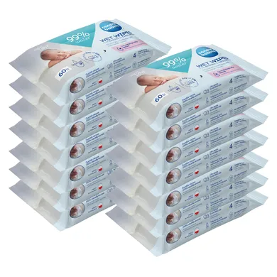 Canpol babies, chusteczki nawilżane dla niemowląt, 14-60 szt.
