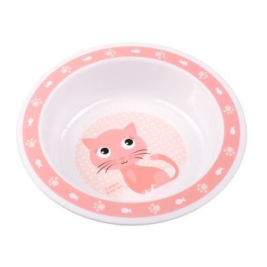 Canpol babies, Cute Animals, miska plastikowa, różowa