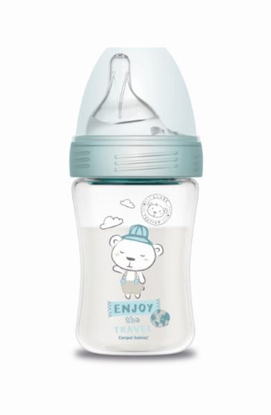 Canpol babies, Haberman, butelka antykolkowa, miś, 260 ml