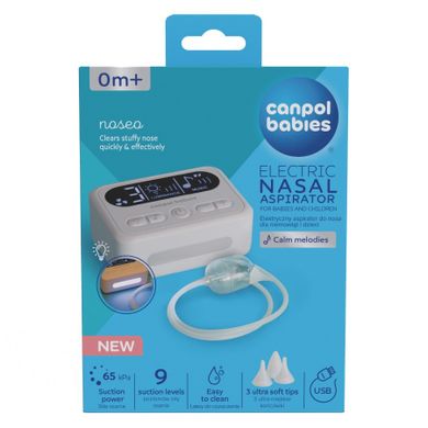 Canpol babies, Noseo, elektryczny aspirator do nosa dla niemowląt i dzieci