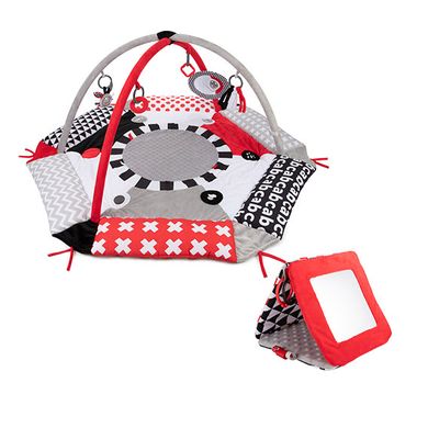 Canpol babies, Sensory Toys, sensoryczna mata do zabawy + lusterko sensoryczne