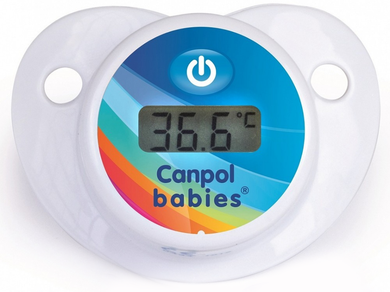 Canpol babies, smoczek z termometrem, 0m+