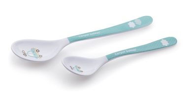 Canpol babies, Toys, łyżki melaminowe, niebieskie, 2 szt.
