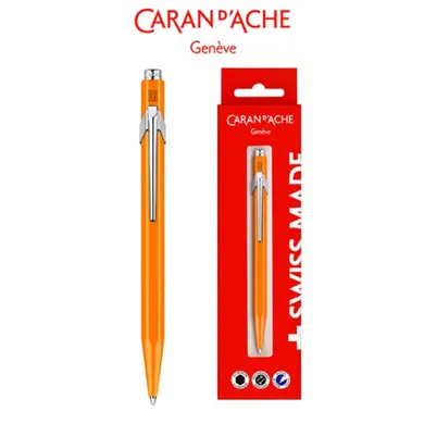 Caran d’Ache, 849, Fluo Line, długopis, pomarańczowy