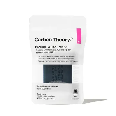 Carbon Theory, Charcoal & Tea tree oil, oczyszczające mydło do twarzy, facial cleasing