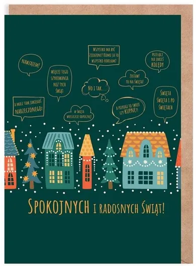 Cardie, kartka, Boże Narodzenie, rozmowy przy stole