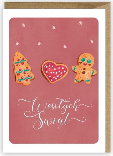 Cardie, kartka okolicznościowa, eko koperta