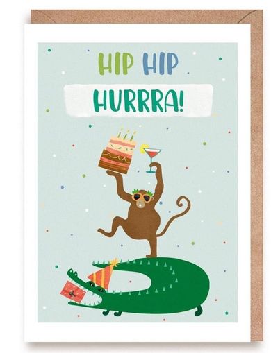 Cardie, kartka urodzinowa, Hip-hip, hurrra!