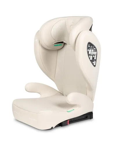 Caretero, Breezy Fix, fotelik samochodowy 2w1, podstawka, fix beige, 100-150 cm