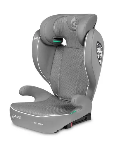Caretero, Breezy Fix, fotelik samochodowy 2w1, podstawka, grey, 100-150 cm