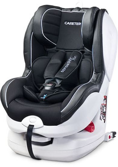 Caretero, Defender+ Isofix, fotelik samochodowy, 0-18 kg, black