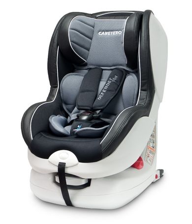 Caretero, Defender+ Isofix, fotelik samochodowy, 0-18 kg, grey