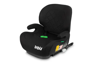Caretero, Irbis, fotelik samochodowy, podstawka, i-Size, black, 125-150 cm