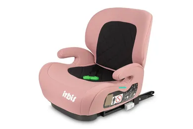 Caretero, Irbis, fotelik samochodowy, podstawka, i-Size, pink, 125-150 cm
