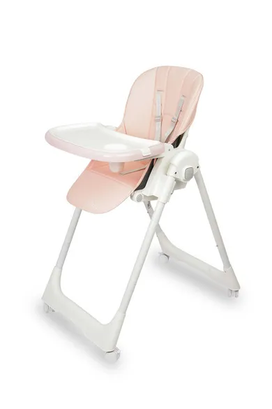 Caretero, krzesełko do karmienia, megalo pink