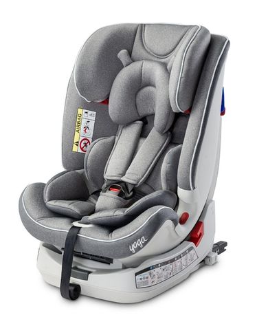 Caretero, Yoga, fotelik samochodowy, 0-25 kg, grey