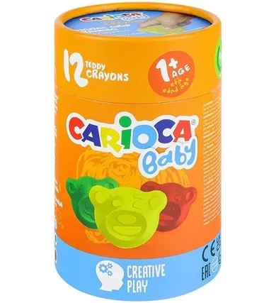 Carioca, Misiaki Baby, kredki, 12 kolorów