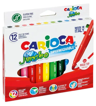 Carioca, pisaki jumbo, 12 kolorów