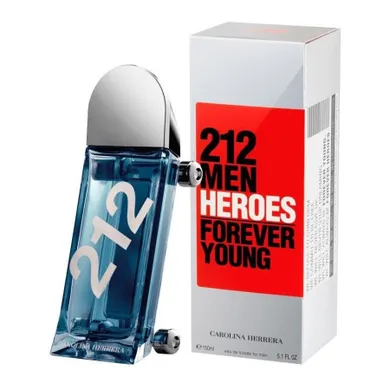 Carolina Herrera, 212 Heroes Forever Young Men, woda toaletowa, spray, 150 ml