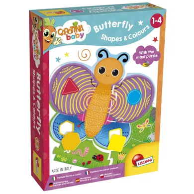 Carotina Baby, motyl, kształty i kolory, zestaw edukacyjny