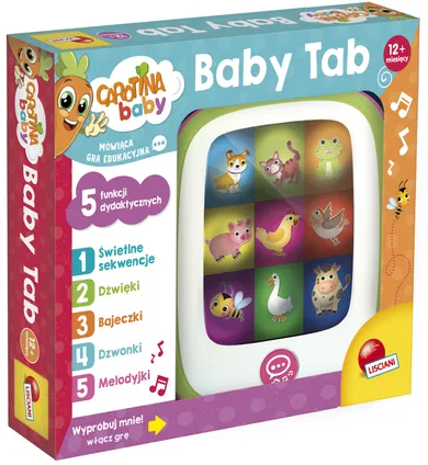 Carotina Baby, Tab, tablet, zabawka interaktywna