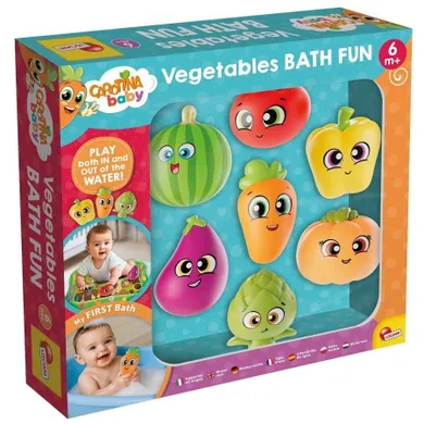 Carotina Baby, warzywa, zabawki do kąpieli