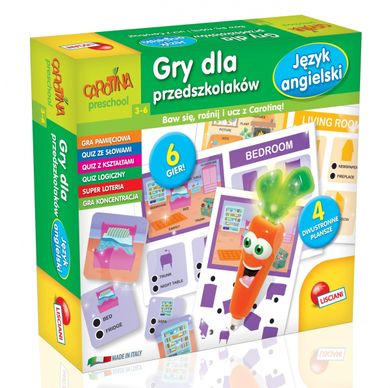 Carotina Preschool, Język angielski, gra edukacyjna