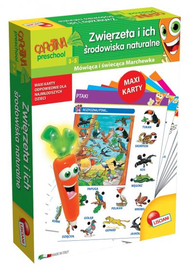 Carotina Preschool, Zwierzęta i ich środowisko naturalne, gra edukacyjna