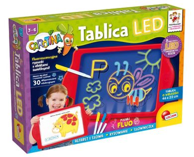 Carotina, Tablica fluorescencyjna LED, zestaw kreatywny
