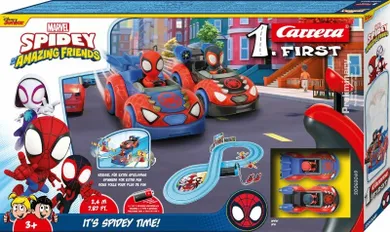 Carrera First, Spidey i super-kumple, tor wyścigowy z autami, 2,4m