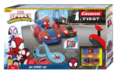 Carrera First, Spidey i super-kumple, tor wyścigowy z autami, 2,9m