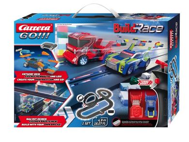 Carrera Go, Build'n Race, Racing Set, tor wyścigowy, 2 samochody, 4,9 m
