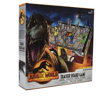 Cartamundi, Modern Classics, Jurassic World, Tracker Board Game, gra planszowa