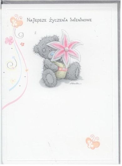 Carte Blanche, kartka, Me to You, Najlepsze życzenia imieninowe