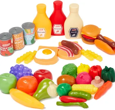 Casdon, plastikowe zakupy spożywcze, 44 elementy