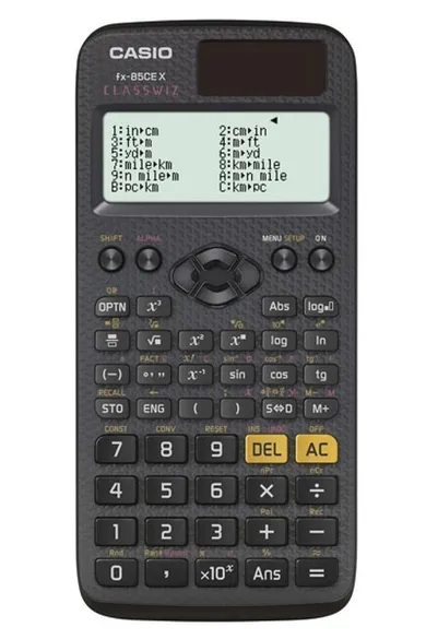 Casio, FX-85CEX, kalkulator naukowy, 379 funkcji, czarny