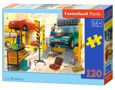 Castor, Car Workshop, puzzle, 120 elementów