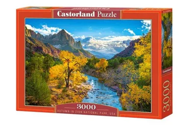 Castor, Góry jesień w Parku Narodowym Zion USA, puzzle, 3000 elementów