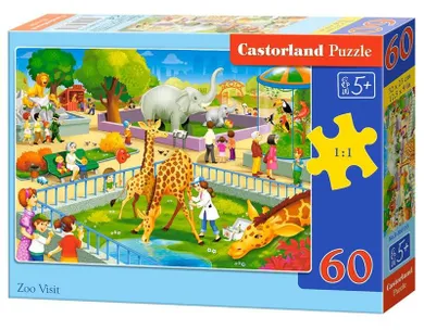 Castor, Zoo Visit, puzzle, 60 elementów