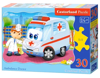 Castorland, Ambulans, puzzle, 30 elementów