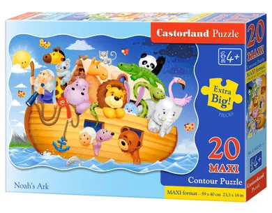 Castorland, Arka Noego, puzzle maxi, 20 elementów