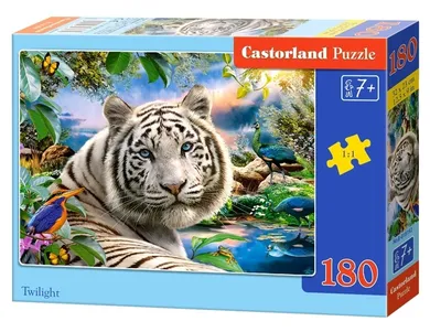 Castorland, Biały tygrys, puzzle, 180 elementów